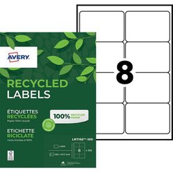 Scatola Di 800 Etichette Lase 99,1X 67,7 Mm Recyclees,