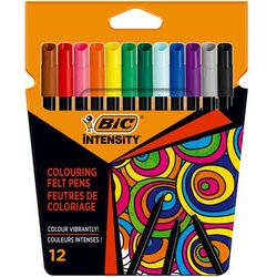 BIC - Pennarello Colori Intensity Punta Fine-colori Assortiti-bic