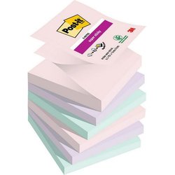Post-It Confezione 6 Blocchetti 6 Super Sticky Z-Notes 76X76Mm Soulful Post-It Confezione 6 Blocchetti 6 Super Sticky Z-Notes 76X76Mm Soulful