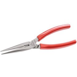 Facom 185A.20G 1/2 - Pinza A Becchi Rotondi Con Manico In Pvc Intagliato, 200 Mm, Colore: Rosso Facom 185A.20G 1/2 - Pinza A Becchi Rotondi Con Manico In Pvc Intagliato, 200 Mm, Colore: Rosso