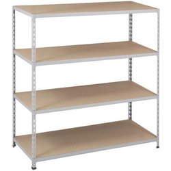 Scaffalatura Manutan Rapid 2 1830x1220x380 Zincata - 4 Ripiani - Manutan