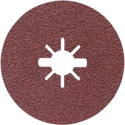 Bosch Professional 2608619172 Disco Abrasivo In Fibra, Per Metallo, X-Lock, R444, Ø125 Mm, Grana 36, Diametro Ø: 22.23 Mm