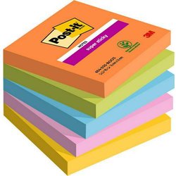 Post-It Confezione 5 Blocchetti 76X127Mm 5X90 Fogli Super Sticky Collezione Boost Arancione