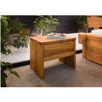 G+K Nachttisch Wildeiche 50x35x40 natur geölt JANGALI #719