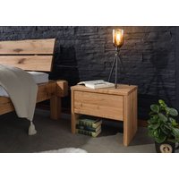 G+K Nachttisch Zerreiche 50x35x40 natur geölt JANGALI #729