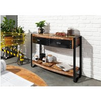 Massivmoebel24.de Konsolentisch Altholz 105x35x80 mehrfarbig lackiert INDUSTRIAL #08