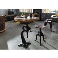 Massivmoebel24.de Tisch Altholz 75x75x75 mehrfarbig lackiert INDUSTRIAL #22