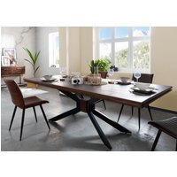Massivmoebel24.de Esstisch Mango 210x107x76 braun lackiert STILMÖBEL #121