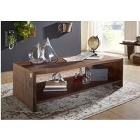 Massivmoebel24.de Couchtisch Akazie 150x70x45 braun lackiert PURE ACACIA #009