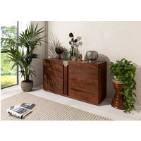 Massivmoebel24.de Sideboard Mango 135x45x75 braun lackiert Amsterdam #28