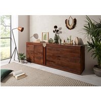 Massivmoebel24.de Sideboard Mango 200x45x75 braun lackiert Amsterdam #30