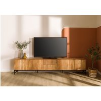 Massivmoebel24.de TV-Board Akazie 260x40x55 natur lackiert MARRAKESCH #107