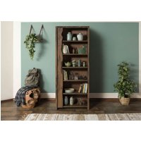 Massivmoebel24.de Bücherregal Mango 81x45x200 braun geölt PURE MANGO #227