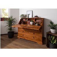 Massivmoebel24.de Sekretär Akazie 107x50x100 honig lackiert OXFORD #0515