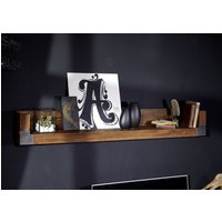 Massivmoebel24.de Wandregal Mango 180x22x24 braun lackiert Amsterdam #22
