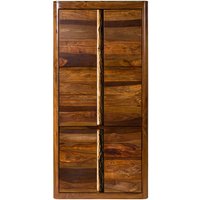 Massivmoebel24.de Garderobenschrank Sheesham 88x45x180 walnuss gewachst TORONTO LUX #280