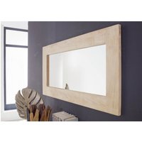 Massivmoebel24.de Spiegel Akazie 115x3x60 white stone getüncht NATURE WHITE #01