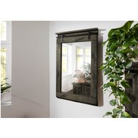 Massivmoebel24.de Spiegel Mango 60x8x100 grau lackiert RAILWAY #263