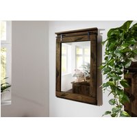 Massivmoebel24.de Spiegel Mango 60x8x100 braun lackiert RAILWAY #463