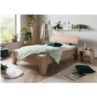 Massivmoebel24.de Bett Akazie 140x200 Akazie natur lackiert PURE ACACIA #312