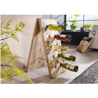 Massivmoebel24.de Weinregal Mango 35x25x70 bedruckt FACTORY #151