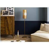 Massivmoebel24.de Stehlampe 25x25x152 gold LOS ANGELES #83