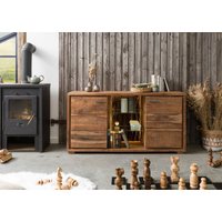 Wolf Möbel Sideboard Akazie 145x40x78 natur lackiert BARK #100