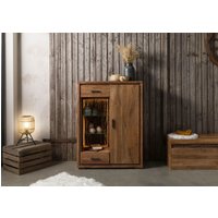Wolf Möbel Kommode Akazie 88x40x120 natur lackiert BARK #125