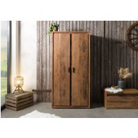 Wolf Möbel Garderobenschrank Akazie 88x45x180 natur lackiert BARK #118