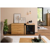 Massivmoebel24.de Sideboard Wildeiche 161x45x75 natur geölt ROTTERDAM #116
