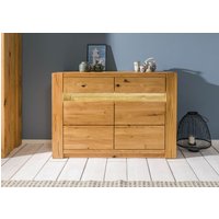 Massivmoebel24.de Sideboard Wildeiche 123x40x85 natur geölt KENT #130