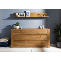 Massivmoebel24.de Sideboard Wildeiche 173x40x85 braun geölt KENT #308