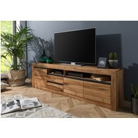 Massivmoebel24.de TV-Board Wild-/ Zerreiche 185x45x55 Eiche natur geölt MONTREUX #130