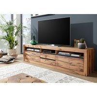 Massivmoebel24.de TV-Board Wild-/Zerreiche 220x50x55 natur geölt MONTREUX #040