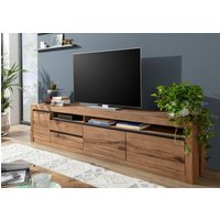 Massivmoebel24.de TV-Board Wild-/Zerreiche 260x50x60 tabacco brown geölt MONTREUX #241