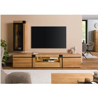 Massivmoebel24.de TV-Board Wildeiche 260x48x50 natur geölt ROTTERDAM #120