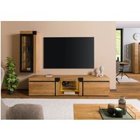 Massivmoebel24.de TV-Board Wildeiche 220x48x50 natur geölt ROTTERDAM #122