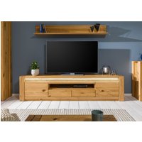 Massivmoebel24.de TV-Board Wildeiche 223x40x53 natur geölt KENT #132