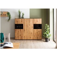 Massivmoebel24.de Highboard Wildeiche 177x45x140 natur geölt STARNBERG #02