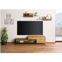 Massivmoebel24.de Lowboard Wildeiche 200x43x52 natur geölt LINDAU #27