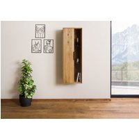 Massivmoebel24.de Hängevitrine Wildeiche 46x38x132 natur geölt LINDAU #12