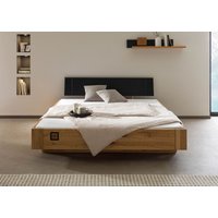 Massivmoebel24.de Bett Wildeiche 160x200x81 natur geölt/lackiert KITZBÜHEL #141