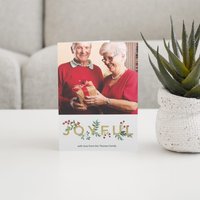 Joyful Christmas Photo Card
