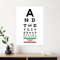Eye Test Poster