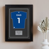 Personalised Football Shirt Print & Frame
