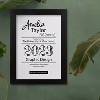 Graduation Print & Frame