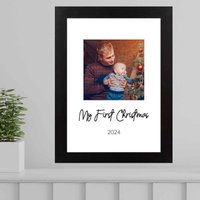 My First Christmas Print & Frame
