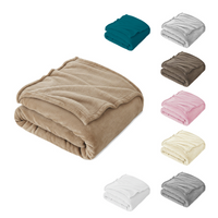 Mediawavestore Sconto del 16% su plaid matrimoniale Barcellona 210x240 pile marrone