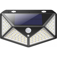 Mediawavestore Sconto del 16% su lampada solare con sensore e 114 LED angolo 120
