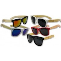 Gafas de sol varios colores de modelo lentes moda fashion unisex para mar ahead Blanco-Espejo